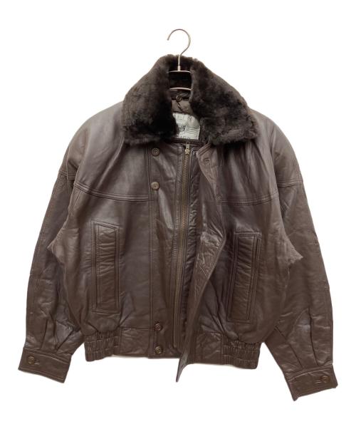 HARAJUKU MOTHER（ハラジュクマザー）HARAJUKU MOTHER (ハラジュクマザー) レザージャケット ブラウン サイズ:LLの古着・服飾アイテム
