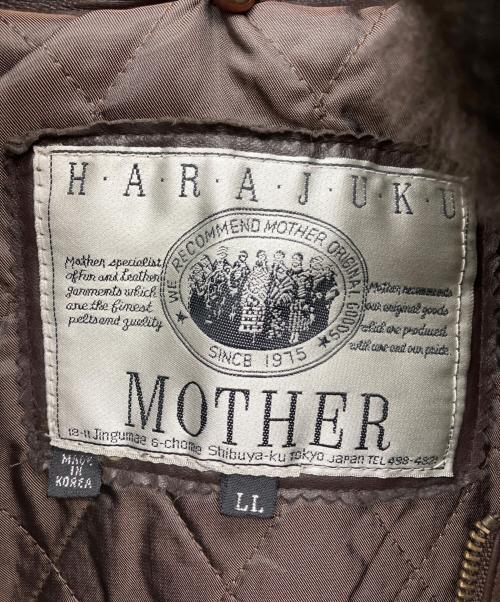 HARAJUKU MOTHER（ハラジュクマザー）HARAJUKU MOTHER (ハラジュクマザー) レザージャケット ブラウン サイズ:LLの古着・服飾アイテム