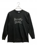 ROLLING STONESローリングストーンズ）の古着「バンドTシャツ 2023 Hackney Diamonds」｜ブラック