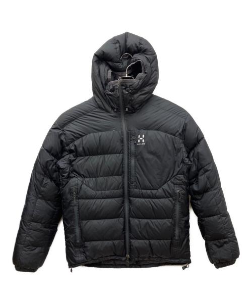 HAGLOFS（ホグロフス）HAGLOFS (ホグロフス) ダウンジャケット ブラック サイズ:Mの古着・服飾アイテム