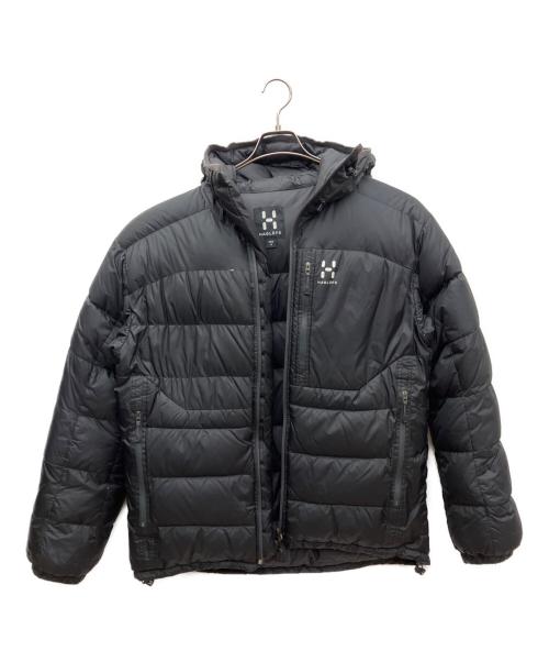 HAGLOFS（ホグロフス）HAGLOFS (ホグロフス) ダウンジャケット ブラック サイズ:Mの古着・服飾アイテム