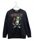 GIVENCHYジバンシィ）の古着「アーミースカル スウェット」｜ブラック