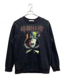 GIVENCHY（ジバンシィ）の古着「アーミースカル スウェット」｜ブラック