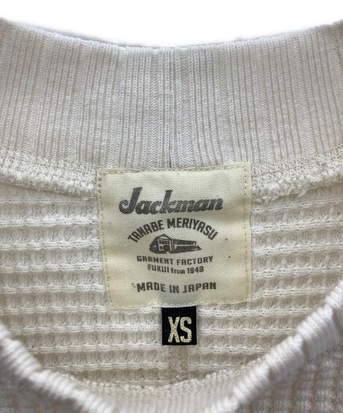 JACKMAN（ジャックマン）JACKMAN (ジャックマン) 長袖カットソー ホワイト サイズ:XSの古着・服飾アイテム