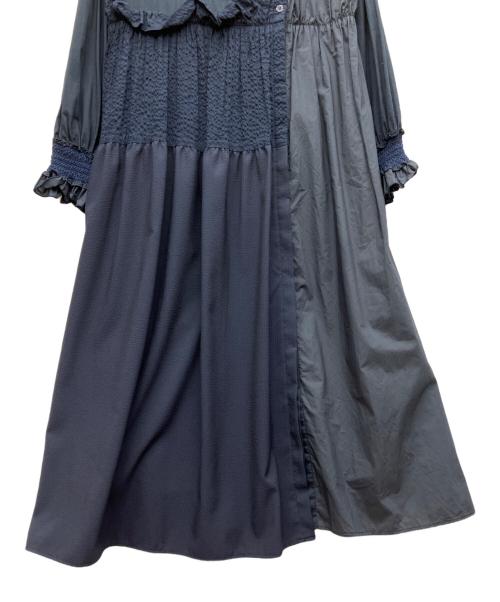 TORI-TO（トリト）TORI-TO (トリト) BEAMS BOY (ビームスボーイ) 長袖ワンピース ネイビー サイズ:36の古着・服飾アイテム