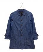 BURBERRY BLACK LABELバーバリーブラックレーベル）の古着「ステンカラーコート」｜ネイビー
