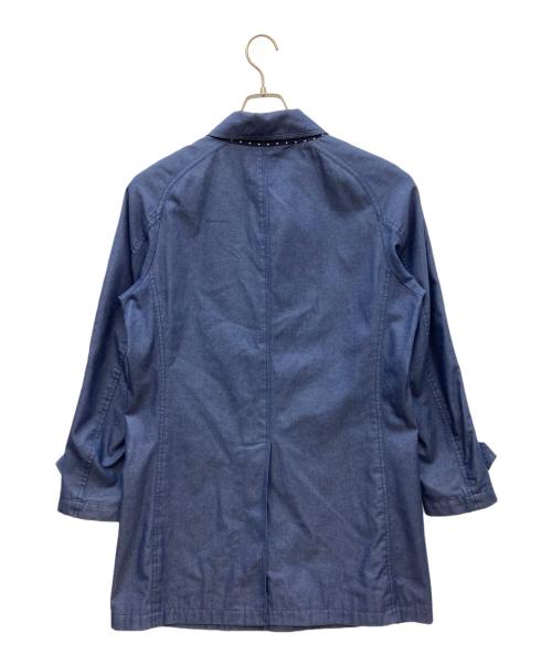 BURBERRY BLACK LABEL（バーバリーブラックレーベル）BURBERRY BLACK LABEL (バーバリーブラックレーベル) ステンカラーコート ネイビー サイズ:Lの古着・服飾アイテム