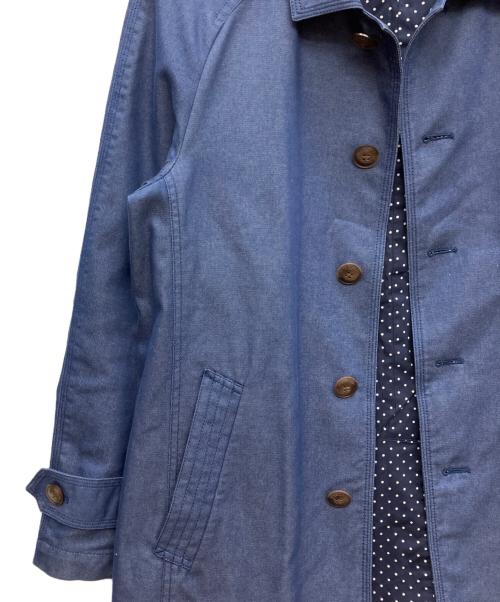 BURBERRY BLACK LABEL（バーバリーブラックレーベル）BURBERRY BLACK LABEL (バーバリーブラックレーベル) ステンカラーコート ネイビー サイズ:Lの古着・服飾アイテム