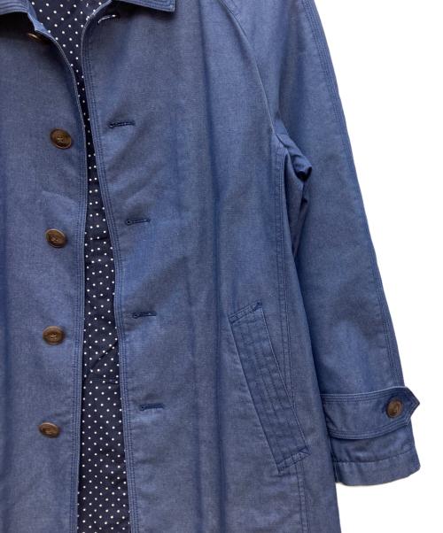 BURBERRY BLACK LABEL（バーバリーブラックレーベル）BURBERRY BLACK LABEL (バーバリーブラックレーベル) ステンカラーコート ネイビー サイズ:Lの古着・服飾アイテム