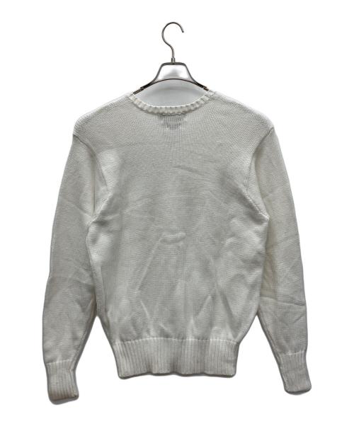 POLO RALPH LAUREN（ポロ・ラルフローレン）POLO RALPH LAUREN (ポロ・ラルフローレン) セーター ホワイト サイズ:Lの古着・服飾アイテム