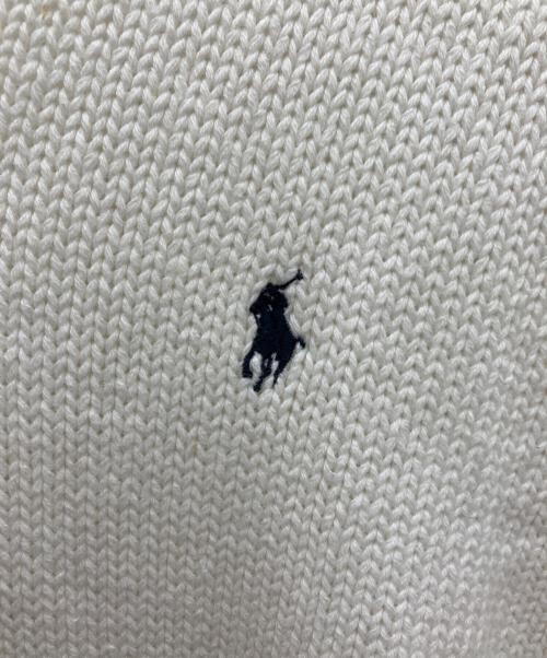 POLO RALPH LAUREN（ポロ・ラルフローレン）POLO RALPH LAUREN (ポロ・ラルフローレン) セーター ホワイト サイズ:Lの古着・服飾アイテム