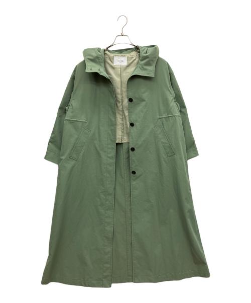 SLOBE IENA（スローブ イエナ）SLOBE IENA (スローブ イエナ) ロングフードコート グリーン サイズ:38の古着・服飾アイテム