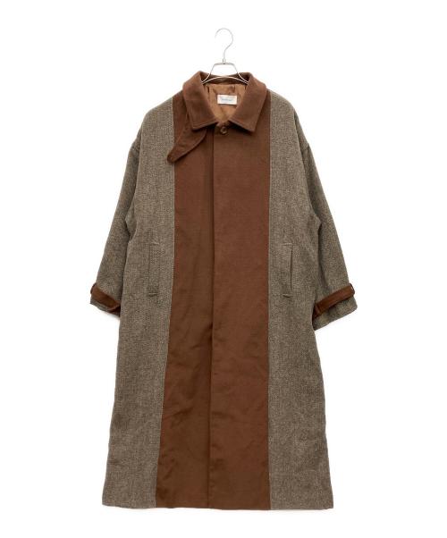Knuth Marf（クヌースマーフ）Knuth Marf (クヌースマーフ) 切替コート ブラウン サイズ:freeの古着・服飾アイテム