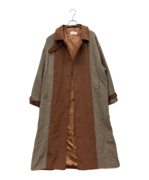 Knuth Marf（クヌースマーフ）Knuth Marf (クヌースマーフ) 切替コート ブラウン サイズ:freeの古着・服飾アイテム