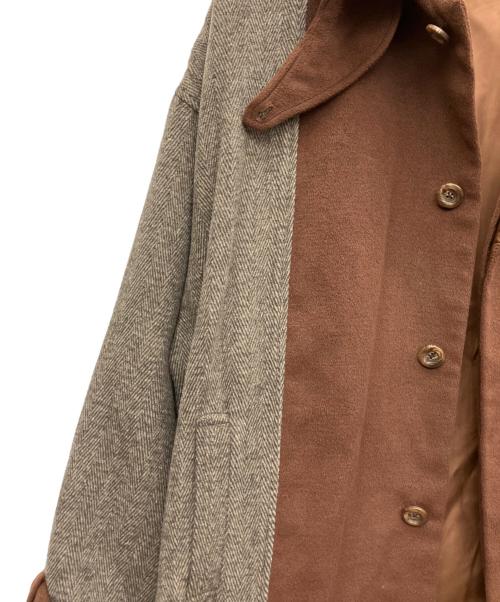 Knuth Marf（クヌースマーフ）Knuth Marf (クヌースマーフ) 切替コート ブラウン サイズ:freeの古着・服飾アイテム