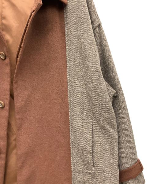 Knuth Marf（クヌースマーフ）Knuth Marf (クヌースマーフ) 切替コート ブラウン サイズ:freeの古着・服飾アイテム