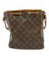 中古・古着 LOUIS VUITTON (ルイ ヴィトン) モノグラム プチノエ ブラウン：100000円