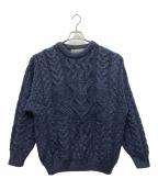ARAN CRAFTSアランクラフト）の古着「厚手ニット」｜ネイビー
