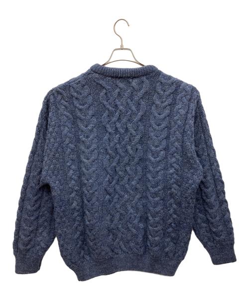 ARAN CRAFTS（アランクラフト）ARAN CRAFTS (アランクラフト) 厚手ニット ネイビー サイズ:Lの古着・服飾アイテム