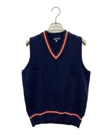 FRED PERRY（フレッドペリー）の古着「ニットベスト」｜ネイビー