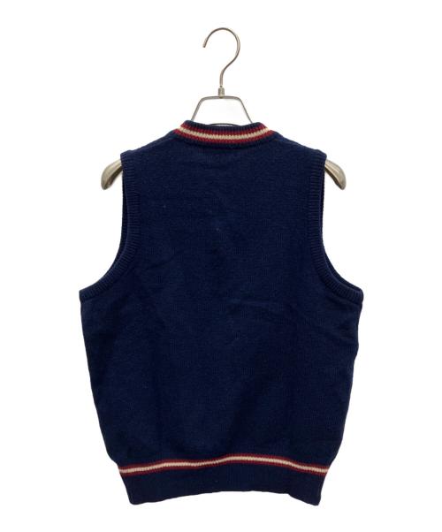 FRED PERRY（フレッドペリー）FRED PERRY (フレッドペリー) ニットベスト ネイビー サイズ:SIZE Sの古着・服飾アイテム