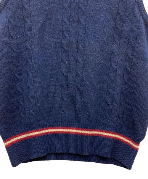 FRED PERRY（フレッドペリー）FRED PERRY (フレッドペリー) ニットベスト ネイビー サイズ:SIZE Sの古着・服飾アイテム