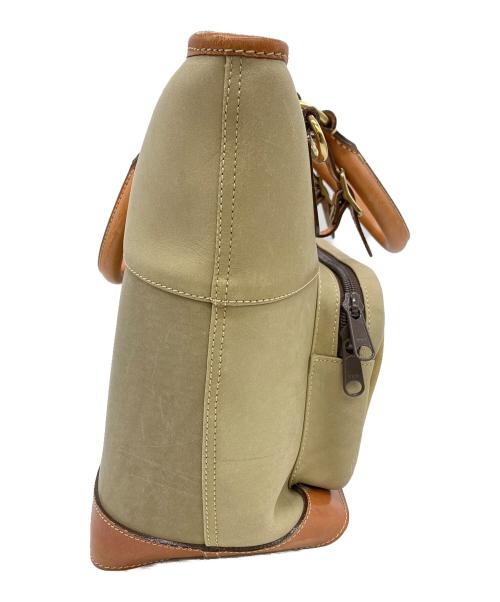 Somes Saddle goro（ソメスサドル）Somes Saddle goro (ソメスサドル) 2WAYトートバッグ ベージュ×ブラウンの古着・服飾アイテム