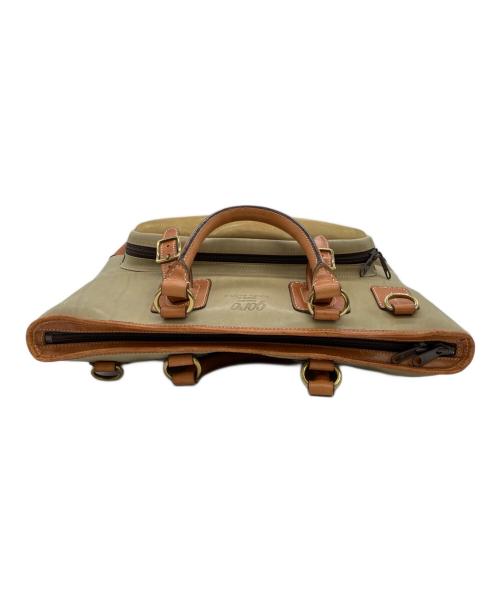 Somes Saddle goro（ソメスサドル）Somes Saddle goro (ソメスサドル) 2WAYトートバッグ ベージュ×ブラウンの古着・服飾アイテム