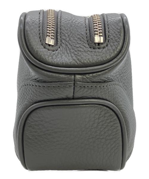PELLE MORBIDA（ペッレモルビダ）PELLE MORBIDA (ペッレモルビダ) レザーセカンドバッグ グレーの古着・服飾アイテム