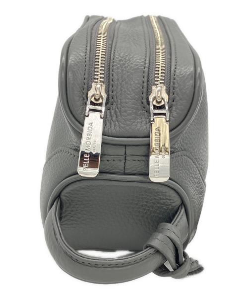 PELLE MORBIDA（ペッレモルビダ）PELLE MORBIDA (ペッレモルビダ) レザーセカンドバッグ グレーの古着・服飾アイテム