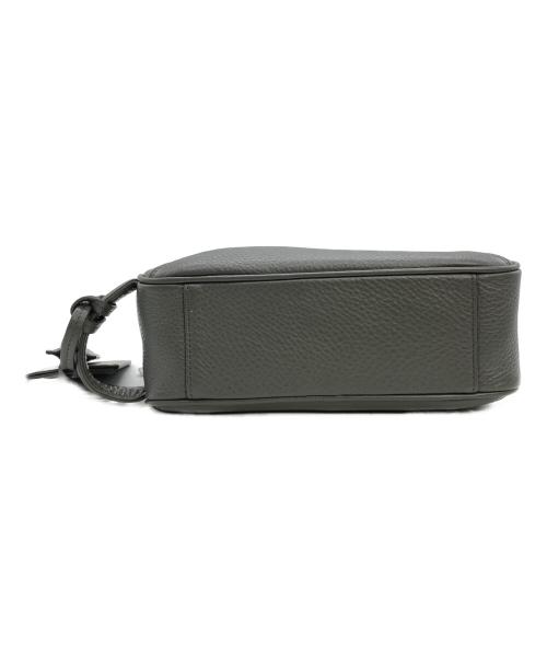 PELLE MORBIDA（ペッレモルビダ）PELLE MORBIDA (ペッレモルビダ) レザーセカンドバッグ グレーの古着・服飾アイテム