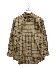 BURBERRY LONDON（バーバリーロンドン）の古着「長袖シャツ」｜ブラウン