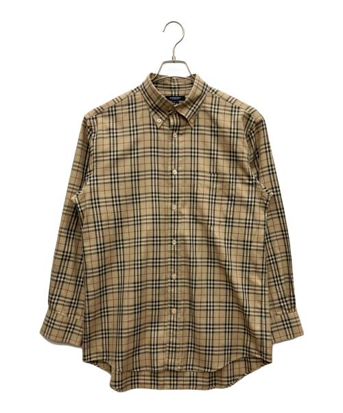 BURBERRY LONDON（バーバリーロンドン）BURBERRY LONDON (バーバリーロンドン) 長袖シャツ ブラウン サイズ:Lの古着・服飾アイテム
