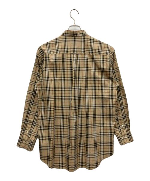 BURBERRY LONDON（バーバリーロンドン）BURBERRY LONDON (バーバリーロンドン) 長袖シャツ ブラウン サイズ:Lの古着・服飾アイテム