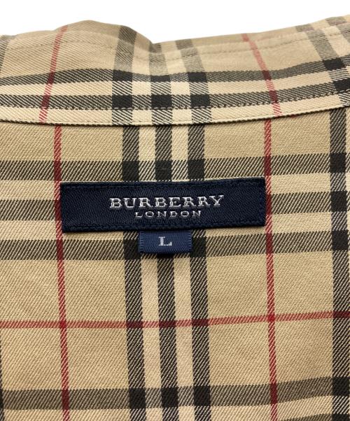 BURBERRY LONDON（バーバリーロンドン）BURBERRY LONDON (バーバリーロンドン) 長袖シャツ ブラウン サイズ:Lの古着・服飾アイテム