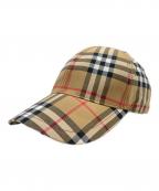 BURBERRY LONDONバーバリーロンドン）の古着「ヴィンテージチェック ベースボールキャップ」｜ブラウン