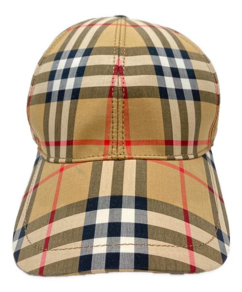 BURBERRY LONDON（バーバリーロンドン）BURBERRY LONDON (バーバリーロンドン) ヴィンテージチェック ベースボールキャップ ブラウンの古着・服飾アイテム