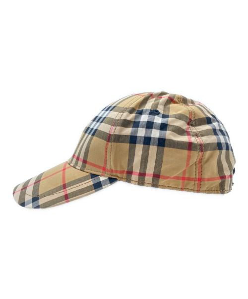 BURBERRY LONDON（バーバリーロンドン）BURBERRY LONDON (バーバリーロンドン) ヴィンテージチェック ベースボールキャップ ブラウンの古着・服飾アイテム