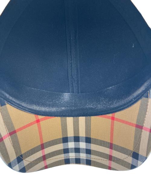 BURBERRY LONDON（バーバリーロンドン）BURBERRY LONDON (バーバリーロンドン) ヴィンテージチェック ベースボールキャップ ブラウンの古着・服飾アイテム