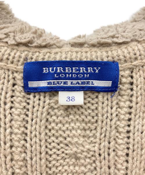 BURBERRY BLUE LABEL（バーバリー ブルー レーベル）BURBERRY BLUE LABEL (バーバリー ブルー レーベル) ニットカーディガン グレー サイズ:38の古着・服飾アイテム