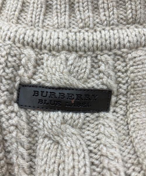 BURBERRY BLUE LABEL（バーバリー ブルー レーベル）BURBERRY BLUE LABEL (バーバリー ブルー レーベル) ニットカーディガン グレー サイズ:38の古着・服飾アイテム