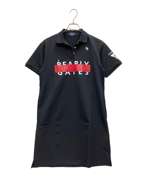 PEARLY GATES（パーリーゲイツ）PEARLY GATES (パーリーゲイツ) ゴルフウェア(トップス) ブラック サイズ:1の古着・服飾アイテム