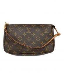 LOUIS VUITTON（ルイ ヴィトン）の古着「モノグラム ポシェット・アクセソワール」｜ブラウン