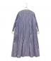 JOURNAL STANDARD relume (ジャーナルスタンダード レリューム) 長袖ワンピース ブルー×ホワイト サイズ:SIZE F：6000円