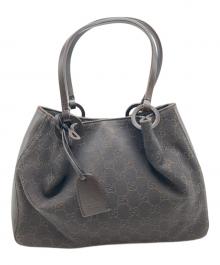 GUCCI（グッチ）の古着「GGキャンバスハンドバッグ」｜ブラウン