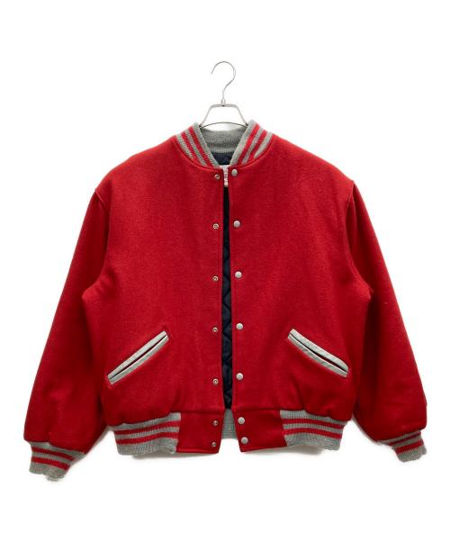 MECA（メカ）MECA (メカ) スタジャン レッド×グレー サイズ:XLの古着・服飾アイテム