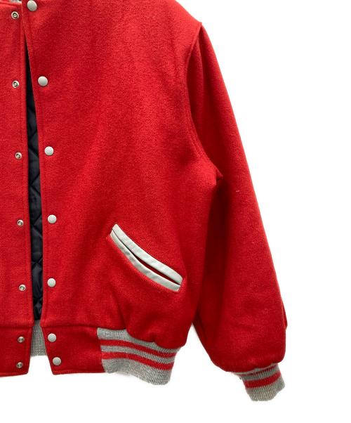MECA（メカ）MECA (メカ) スタジャン レッド×グレー サイズ:XLの古着・服飾アイテム