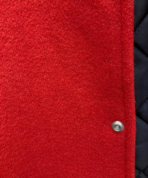 MECA（メカ）MECA (メカ) スタジャン レッド×グレー サイズ:XLの古着・服飾アイテム