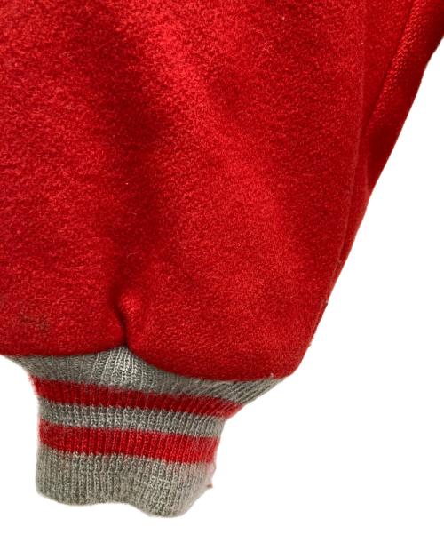 MECA（メカ）MECA (メカ) スタジャン レッド×グレー サイズ:XLの古着・服飾アイテム