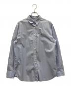 maison kitsuneメゾンキツネ）の古着「長袖シャツ」｜ブルー